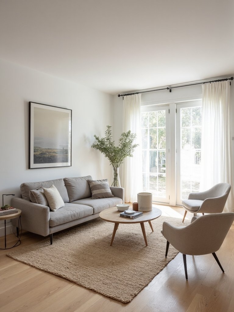 minimalist serene natural curated