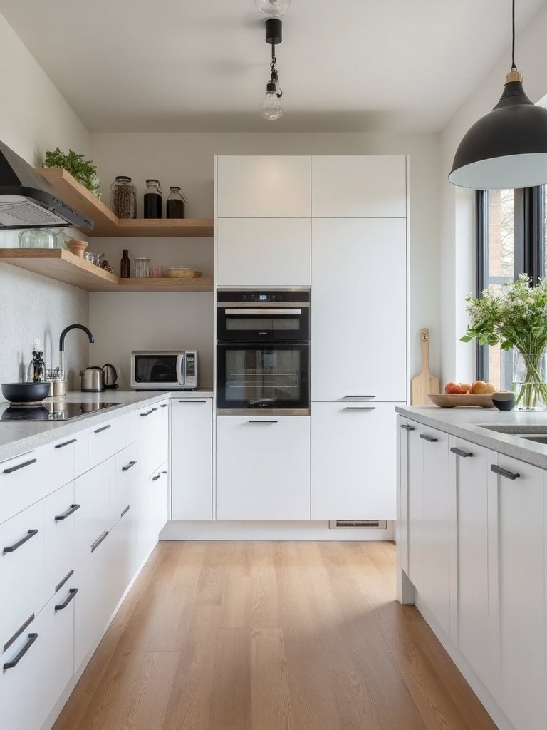 minimalist streamlined integrated uncluttered