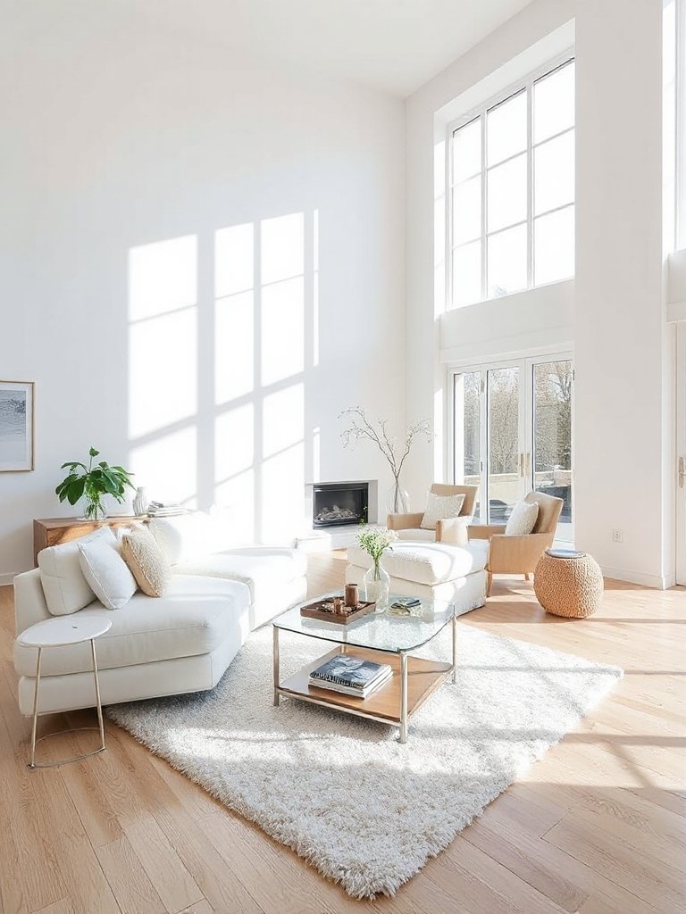 minimalist white fresh clean