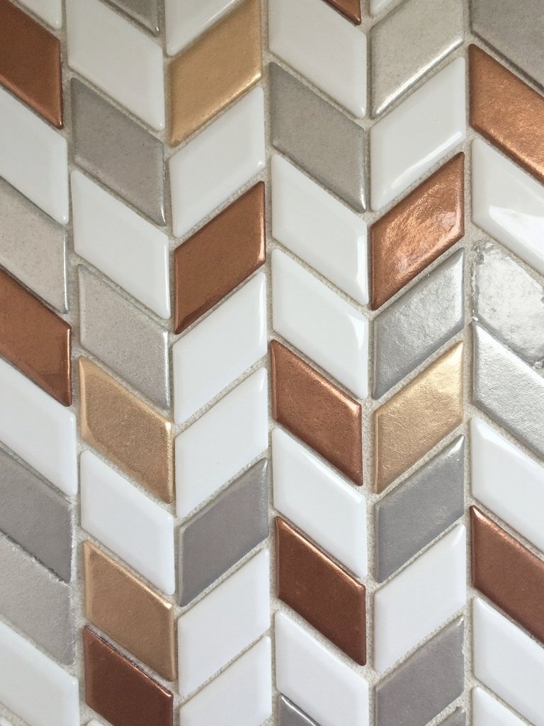 mixed metal porcelain fusion kitchen