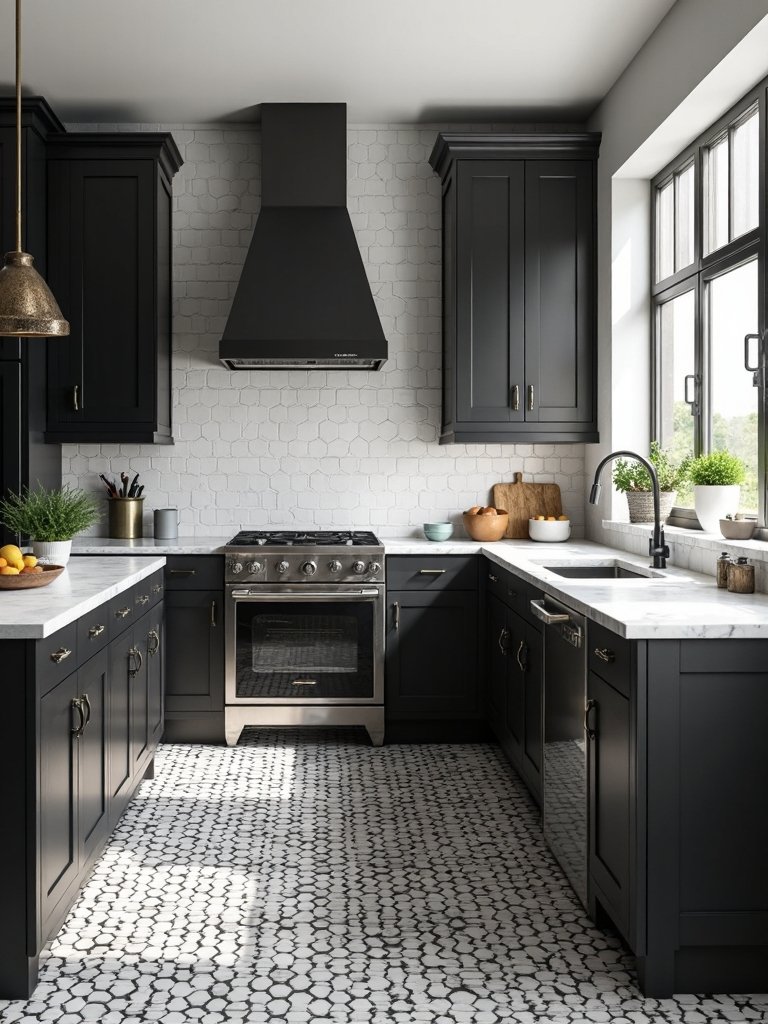 modern geometric kitchen masterpiece