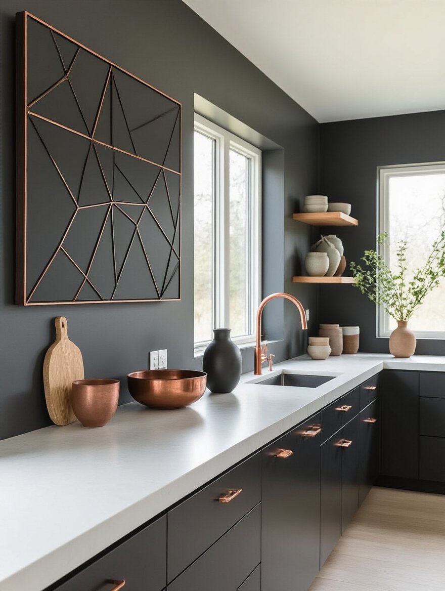 modern kitchen wall decor