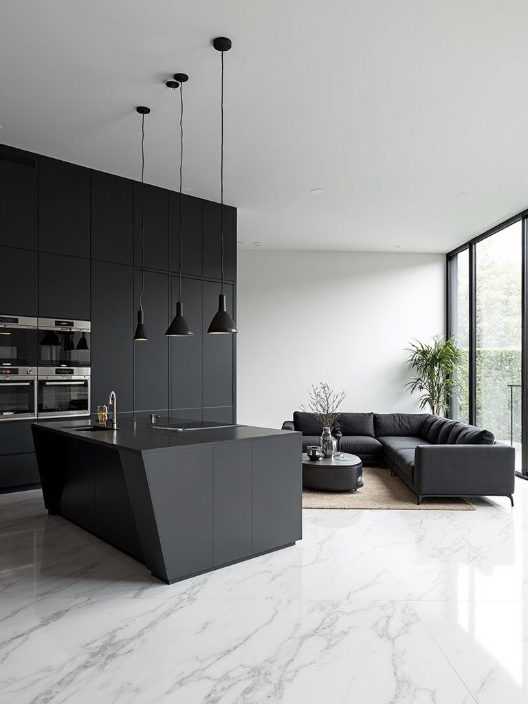monochromatic dramatic bold modern