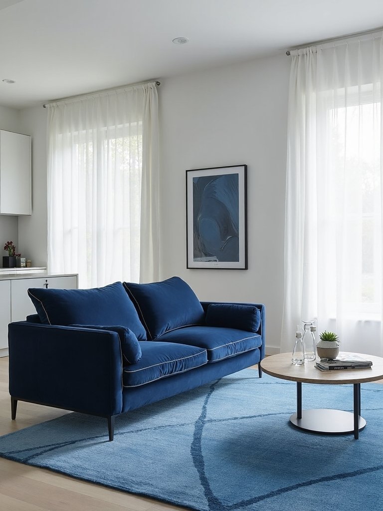 monochromatic layered textured accents