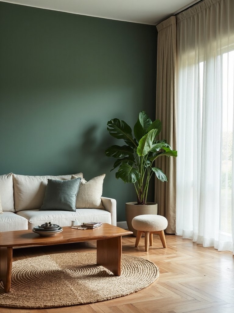 moody green minimalist sophisticated