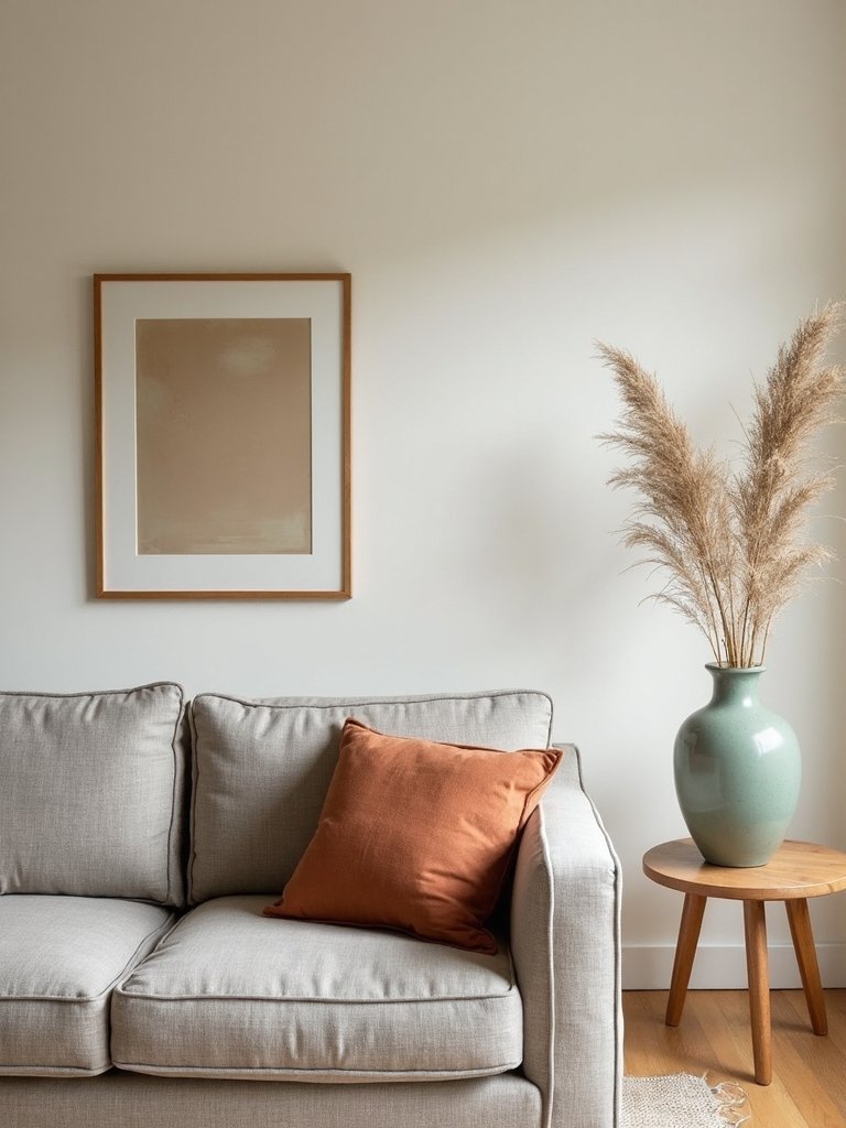 muted colors in minimalist spaces