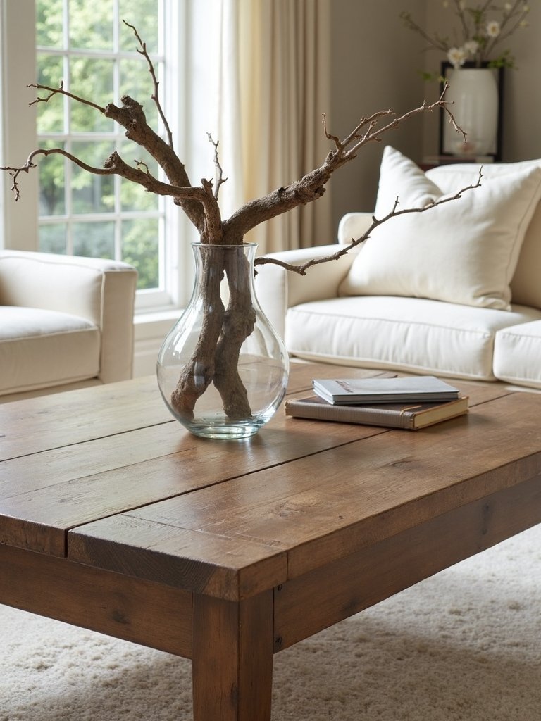 natural rustic decor centerpieces