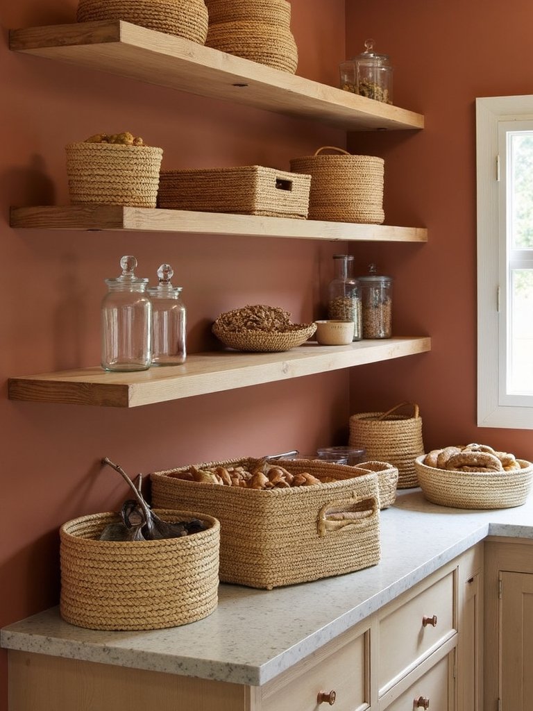 naturally beautiful organic kitchen storage