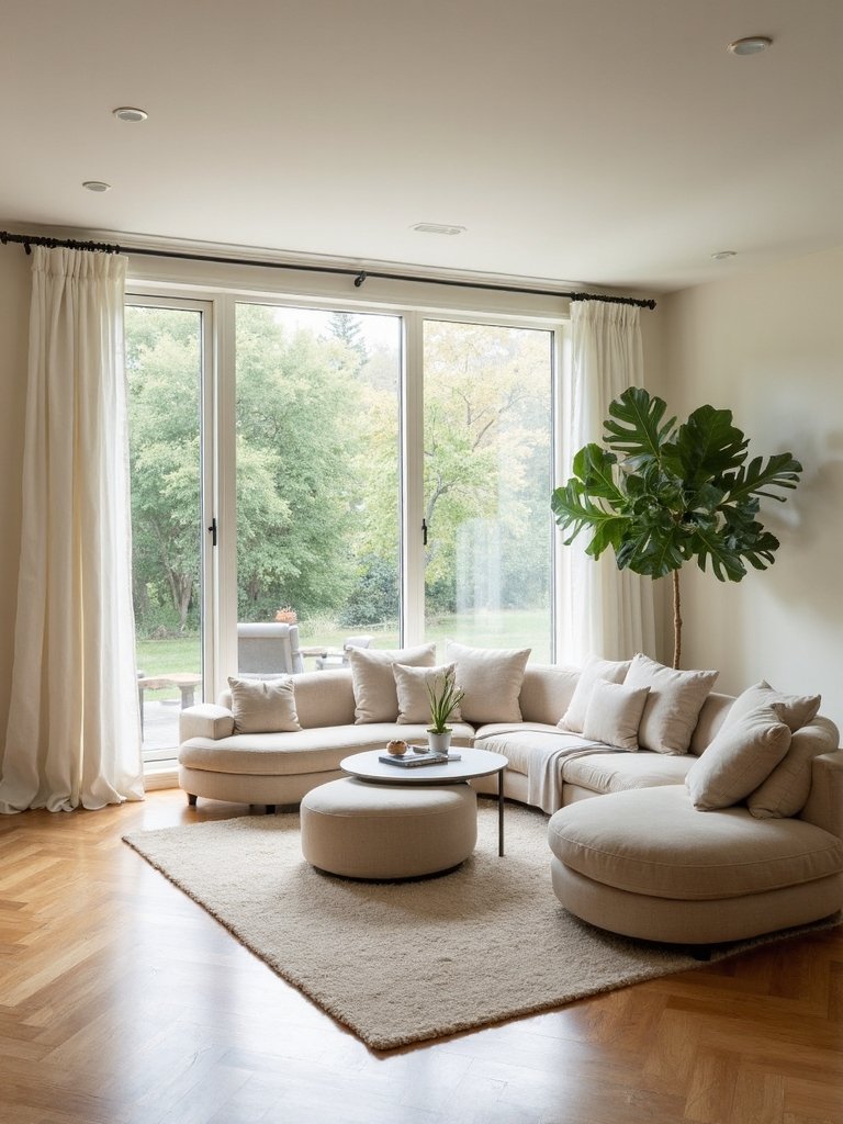 neutral palette amplifies natural light