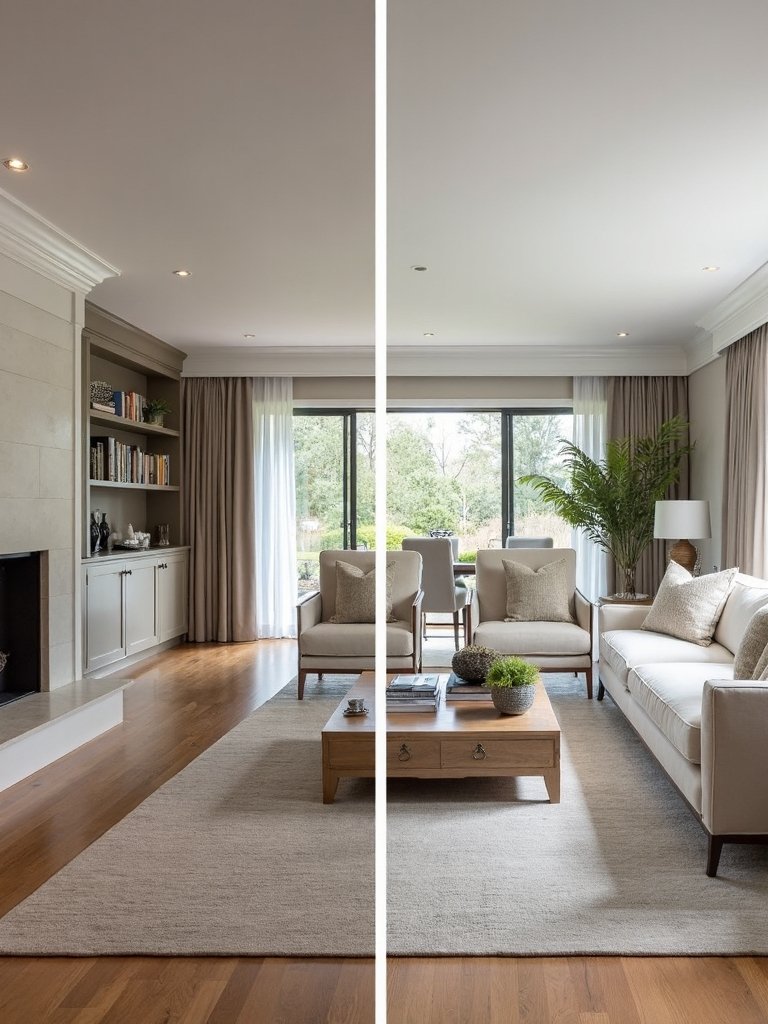 open fluid living spaces