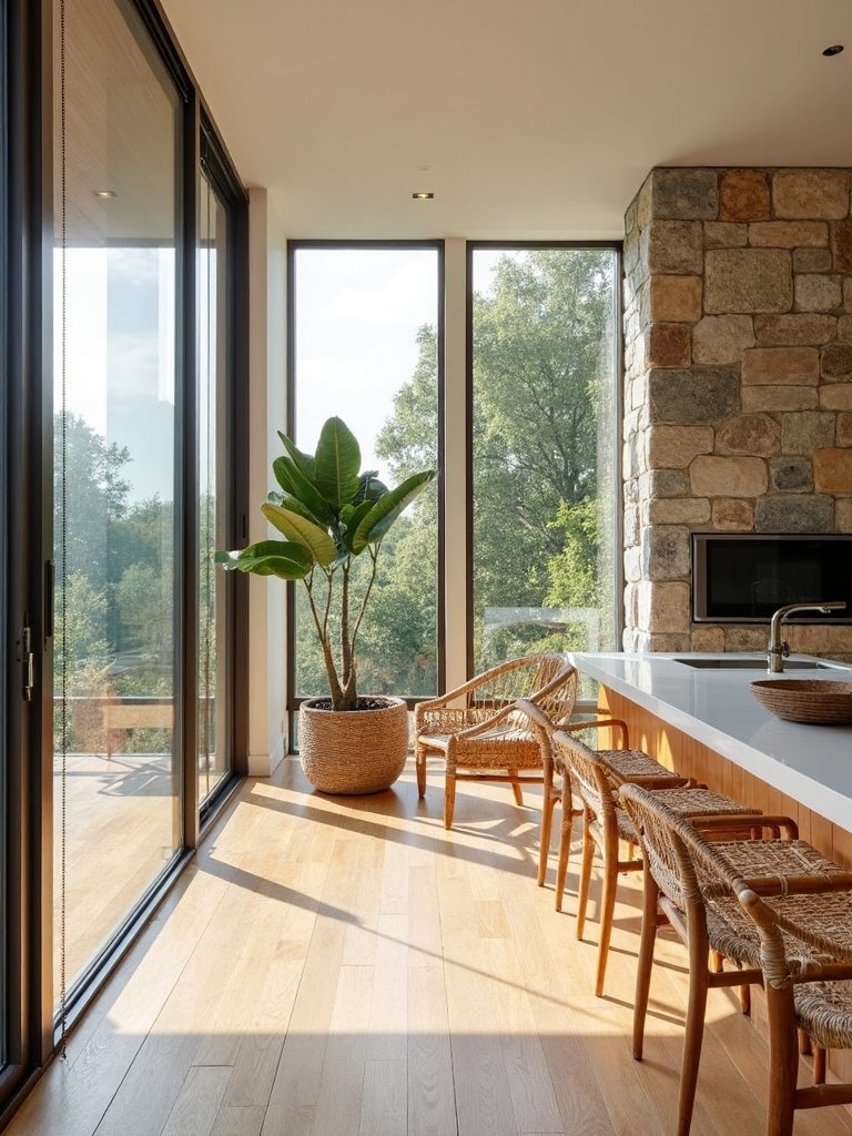 organic textures elevate minimalist sanctuary