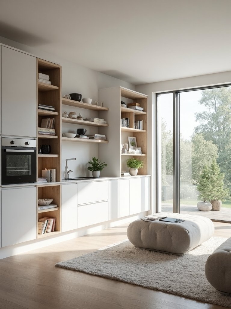 organized minimalist multifunctional serene