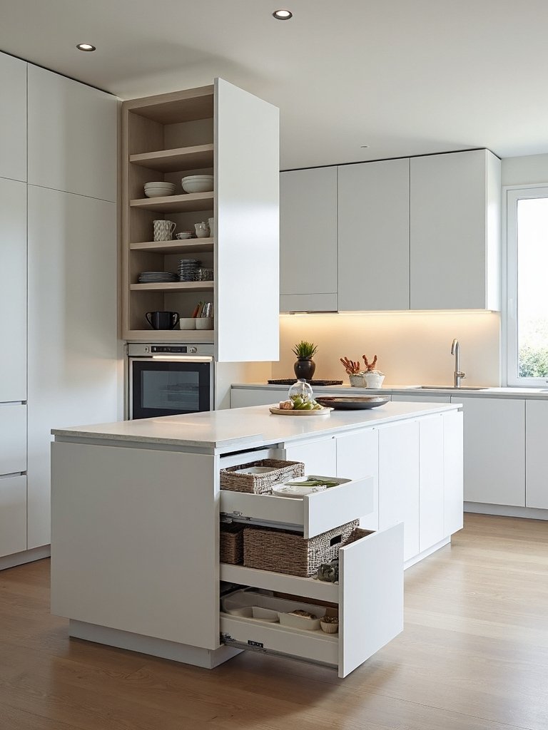 organized sleek concealed discreet