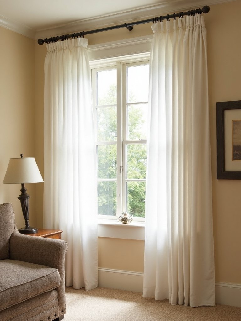 perfect corner curtain alignment