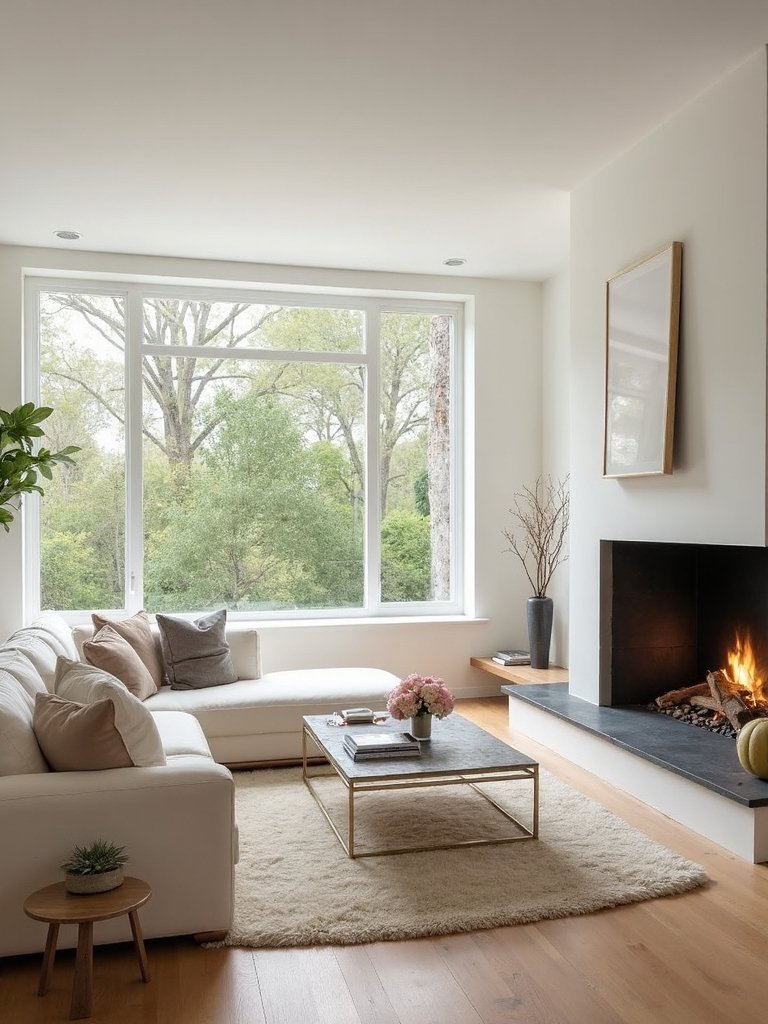 refined minimalist relaxing sanctuary