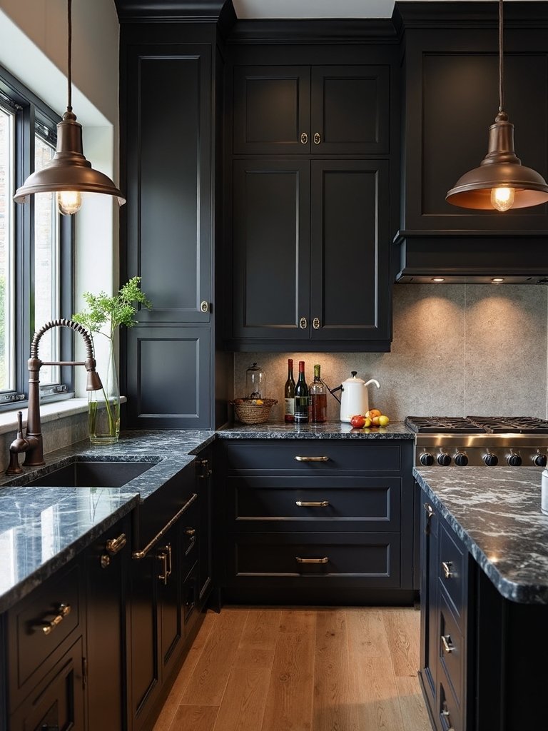 refined warm timeless kitchen accents