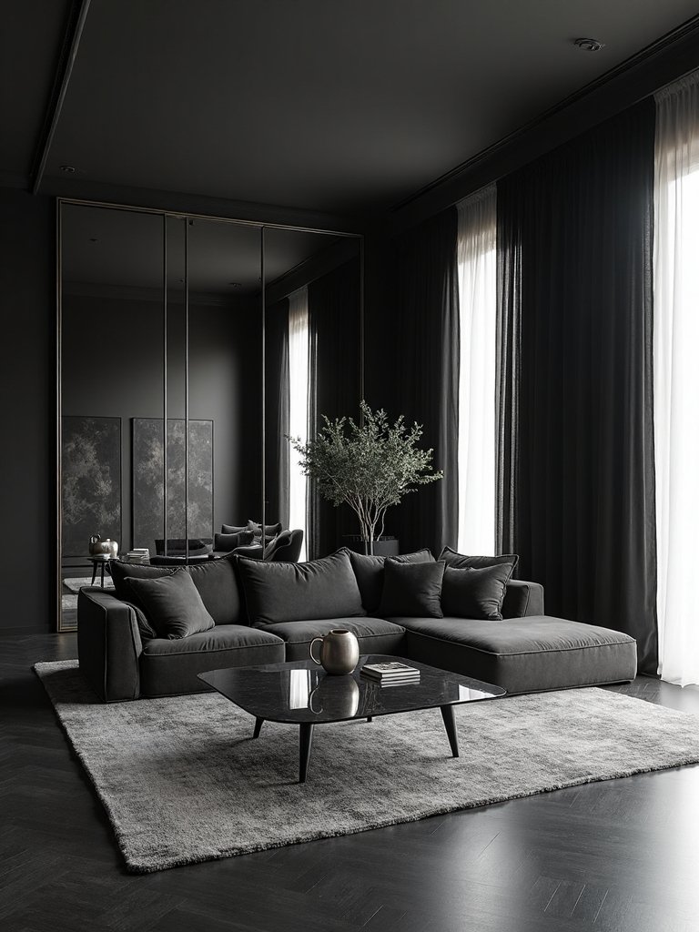 reflective minimalist visual expansion