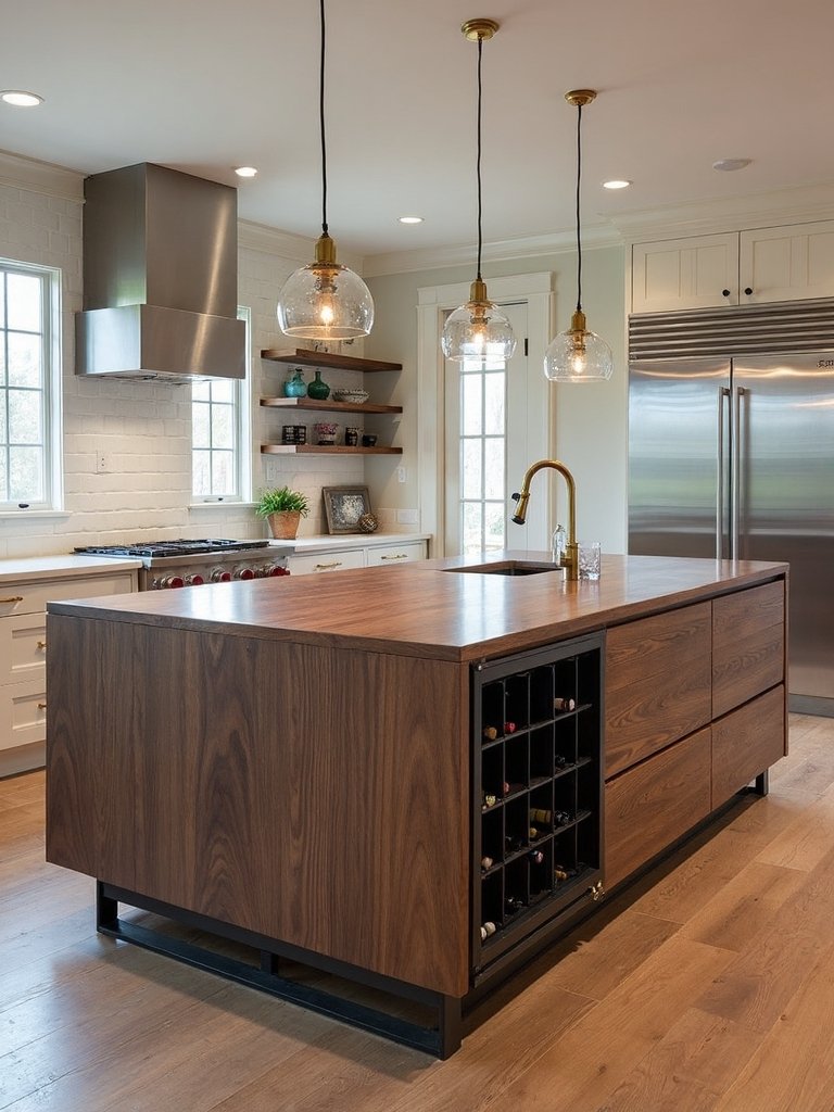 rustic industrial fusion captivating kitchen centerpiece