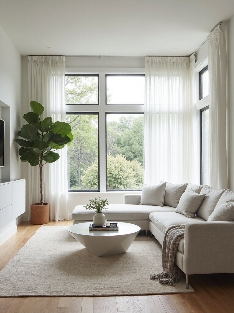 serene modern minimalist natural