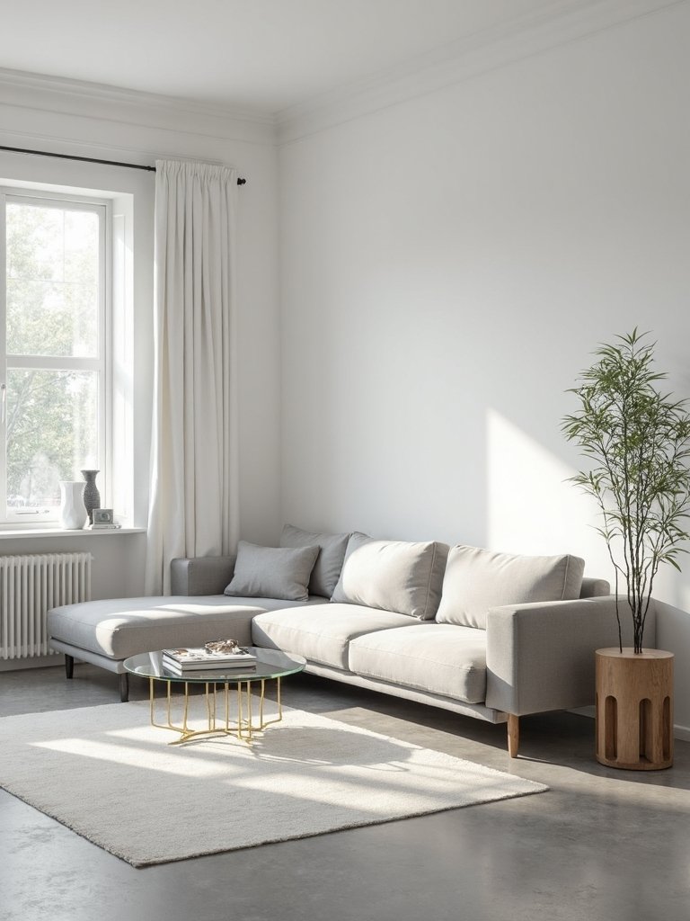 serene sanctuary through simplicity