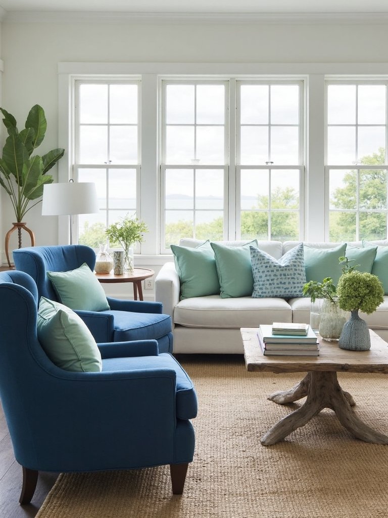 sophisticated coastal color harmony