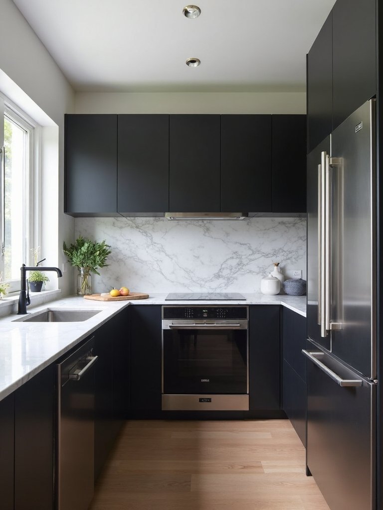 sophisticated versatile low maintenance matte black finishes