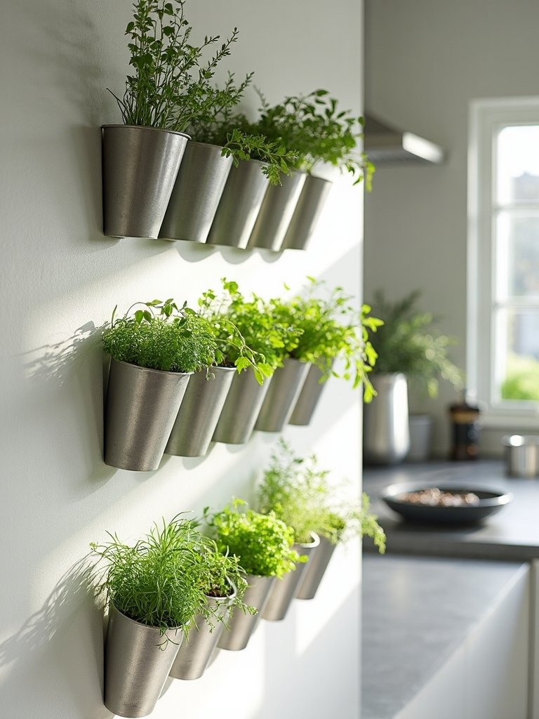 space saving modular herb garden