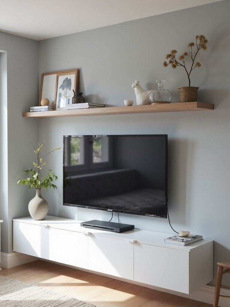 space saving wall mounted entertainment