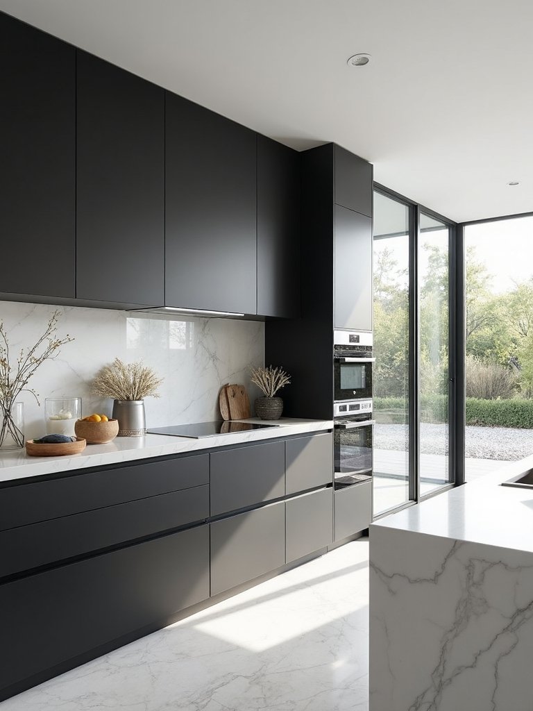 streamlined sleek sophisticated contrasting