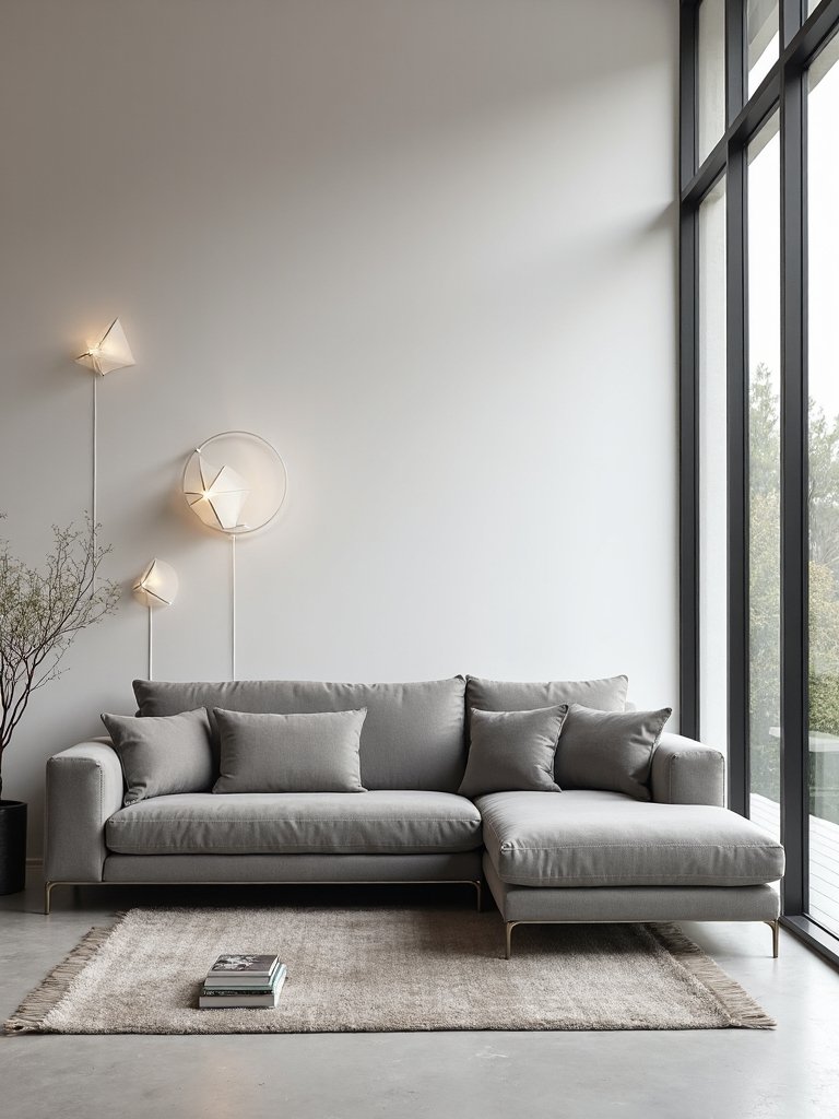 streamlined sophisticated contemporary living spaces