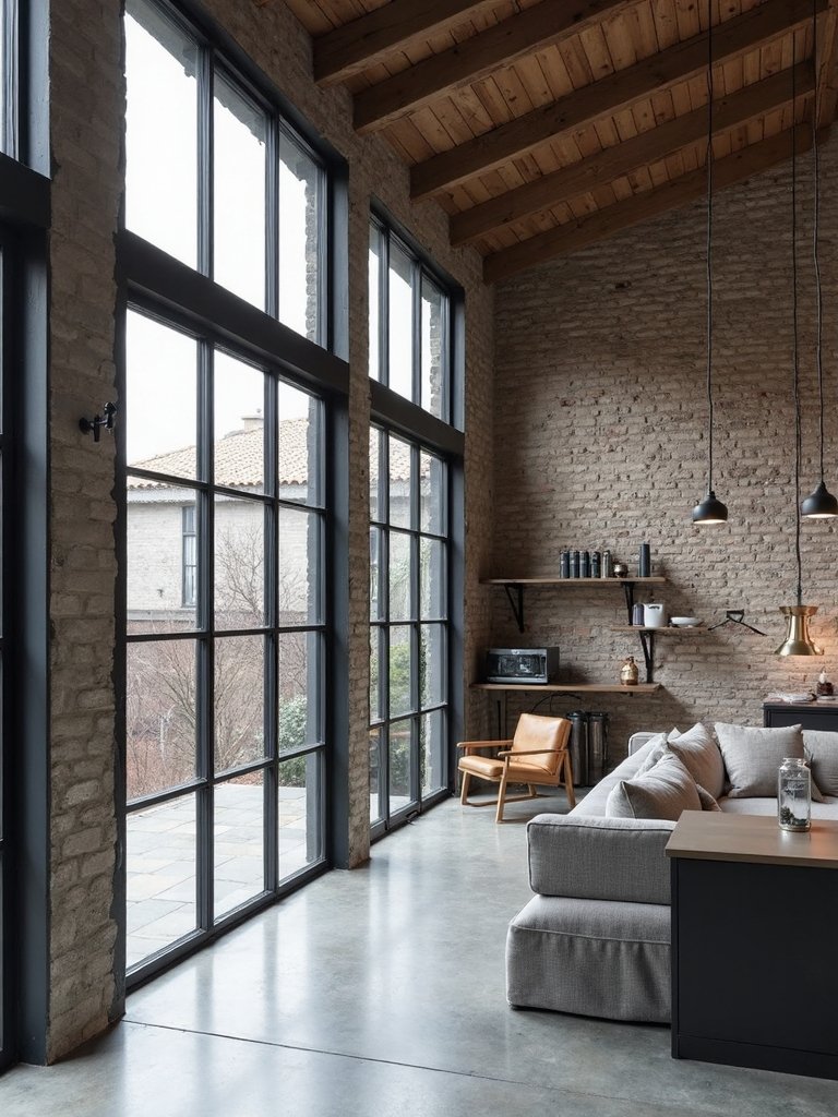 striking industrial minimalist window design