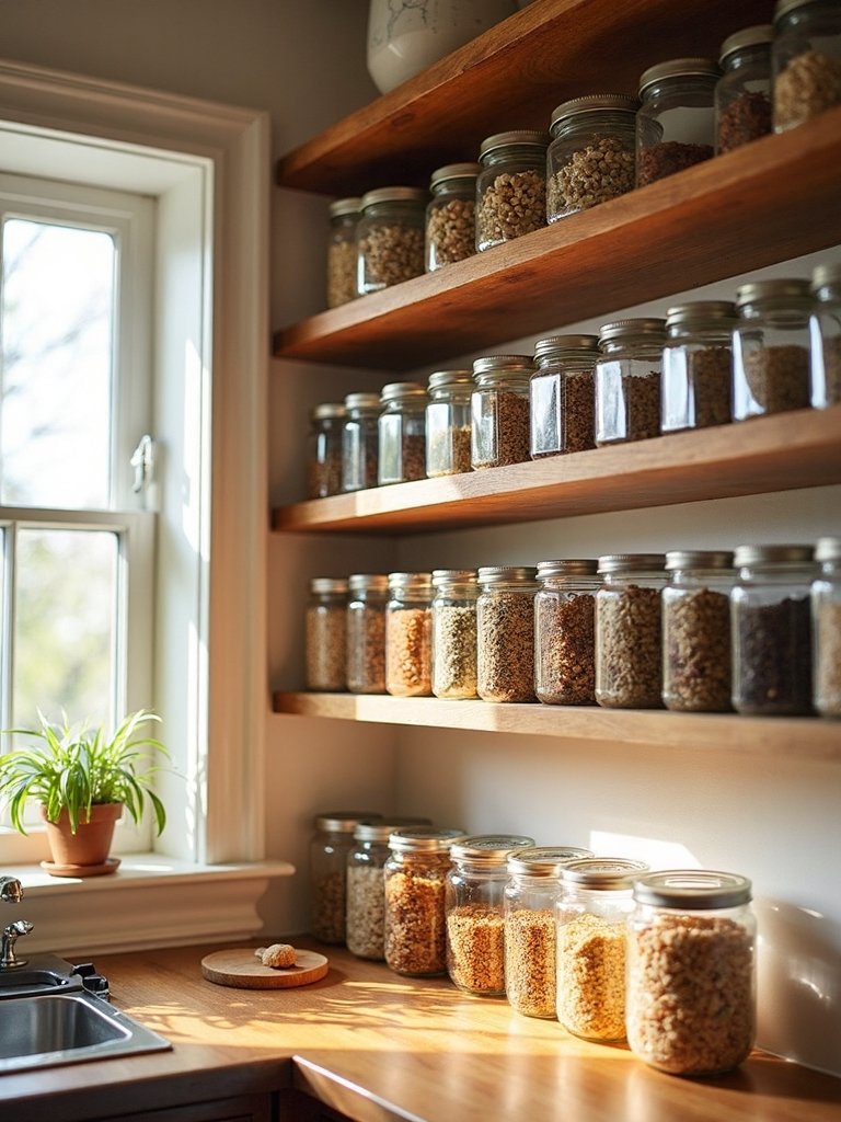 sustainable stylish functional pantry storage