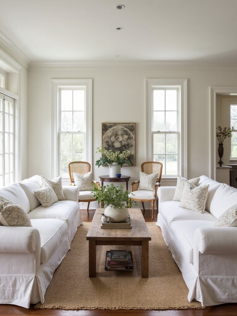 symmetrical balanced inviting conversational