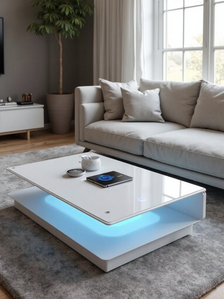 technologically enhanced coffee table experiences