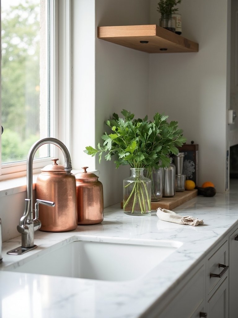 thoughtful visually appealing kitchen displays
