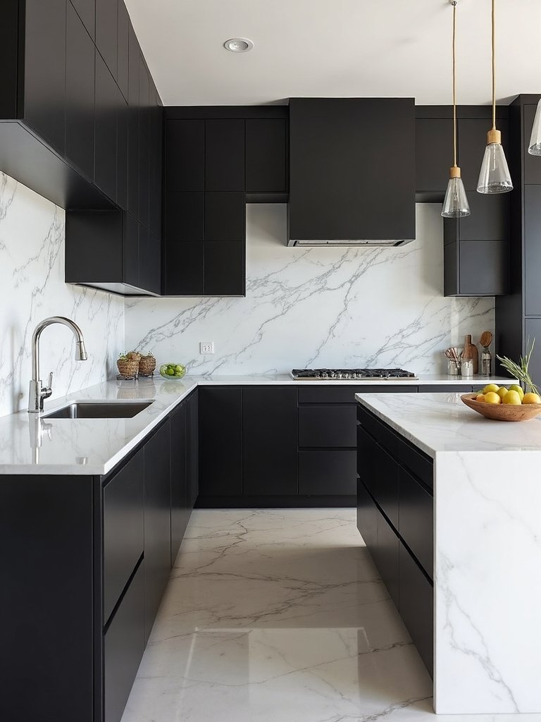timeless dramatic luxurious kitchen sophistication