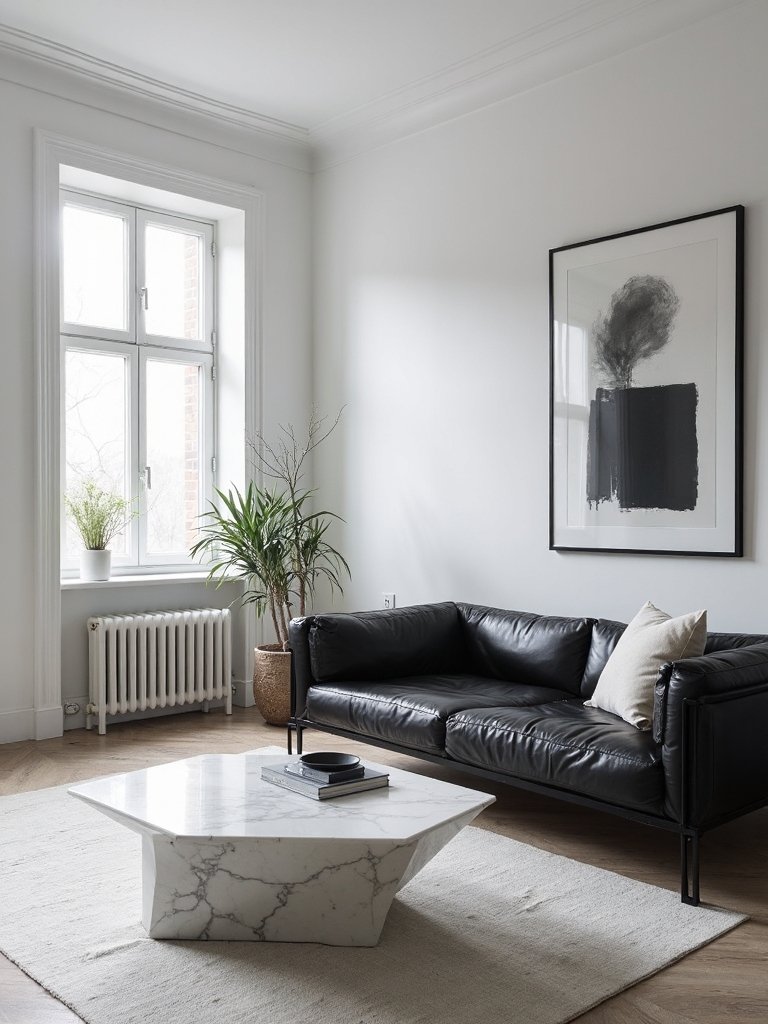 timeless sophisticated minimalist monochromatic