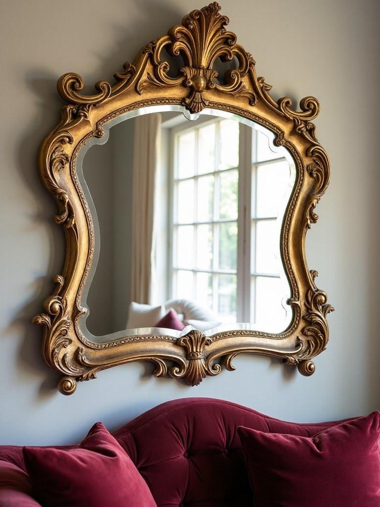 timeless vintage charm through antique mirrors