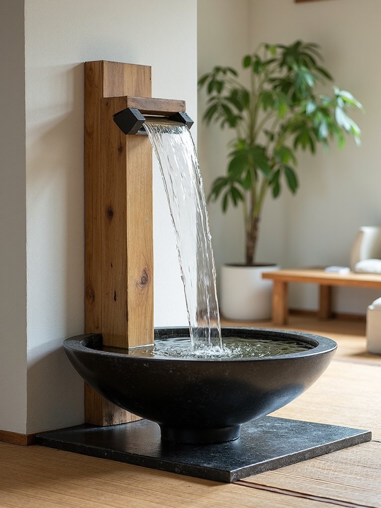 tranquil minimalist water sanctuary