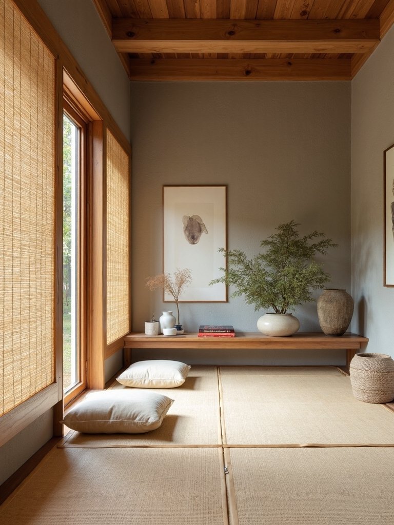 tranquil natural minimalist balanced