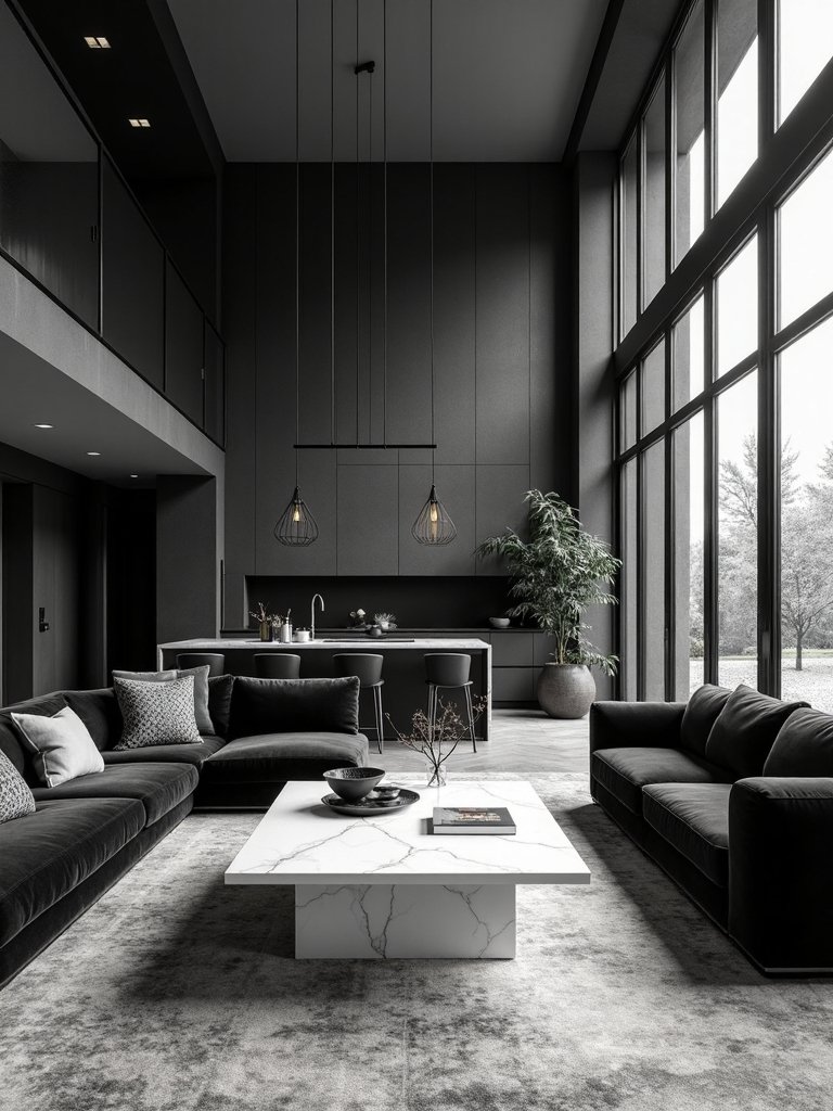 velvet marble contrast sophistication
