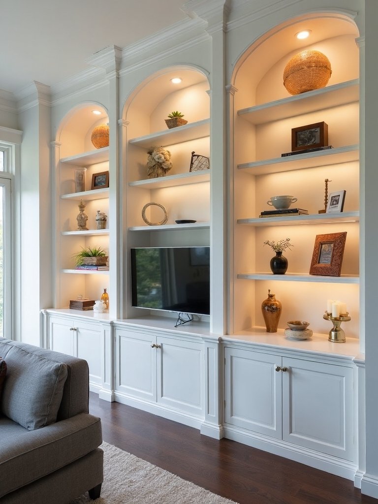 vertical storage enhances living space