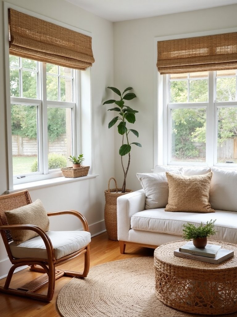 woven elements add dimensional interest