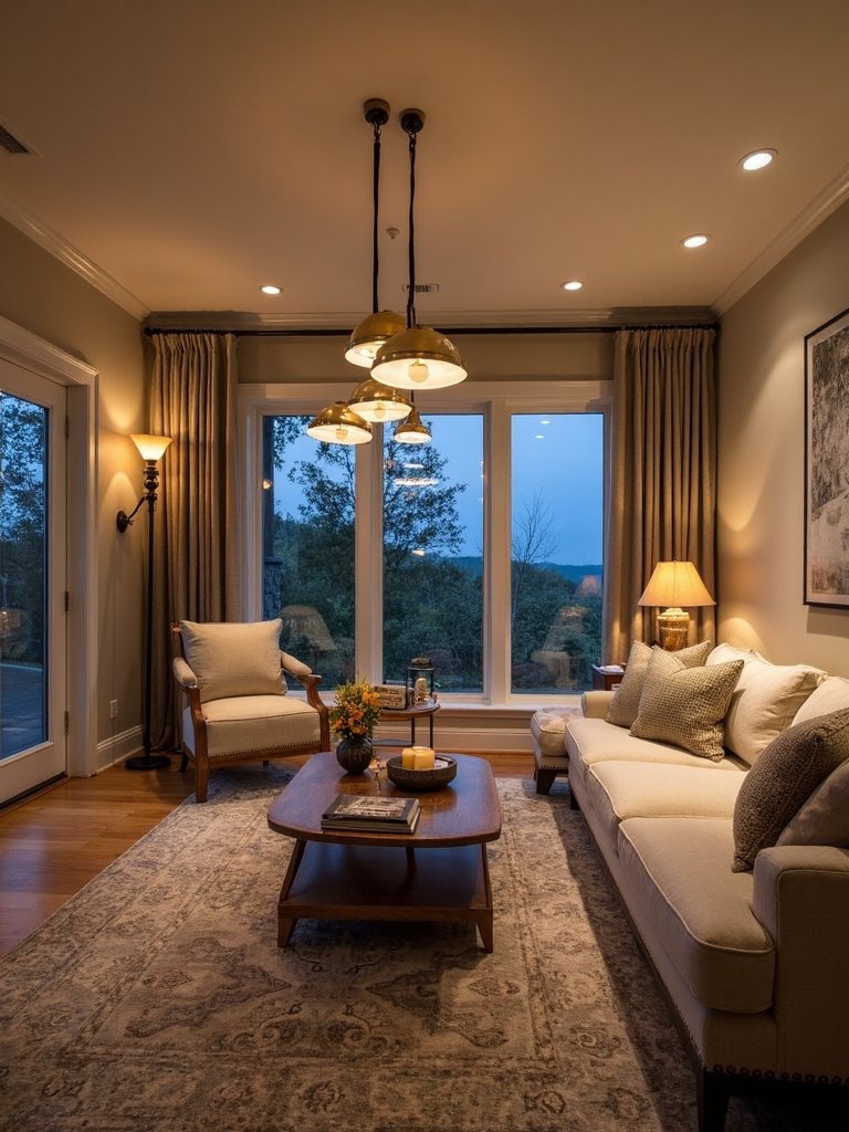 zoned lighting enhances functional living