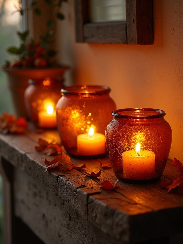 affordable amber tealight elegance