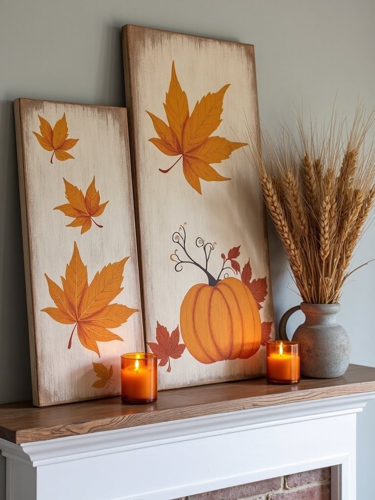affordable autumn wood signs