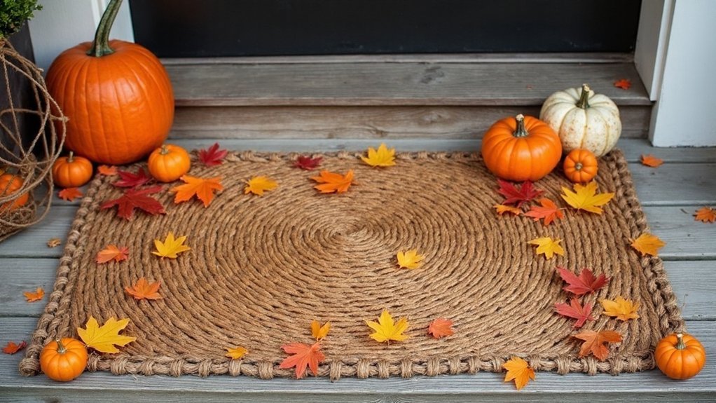 affordable diy fall doormats