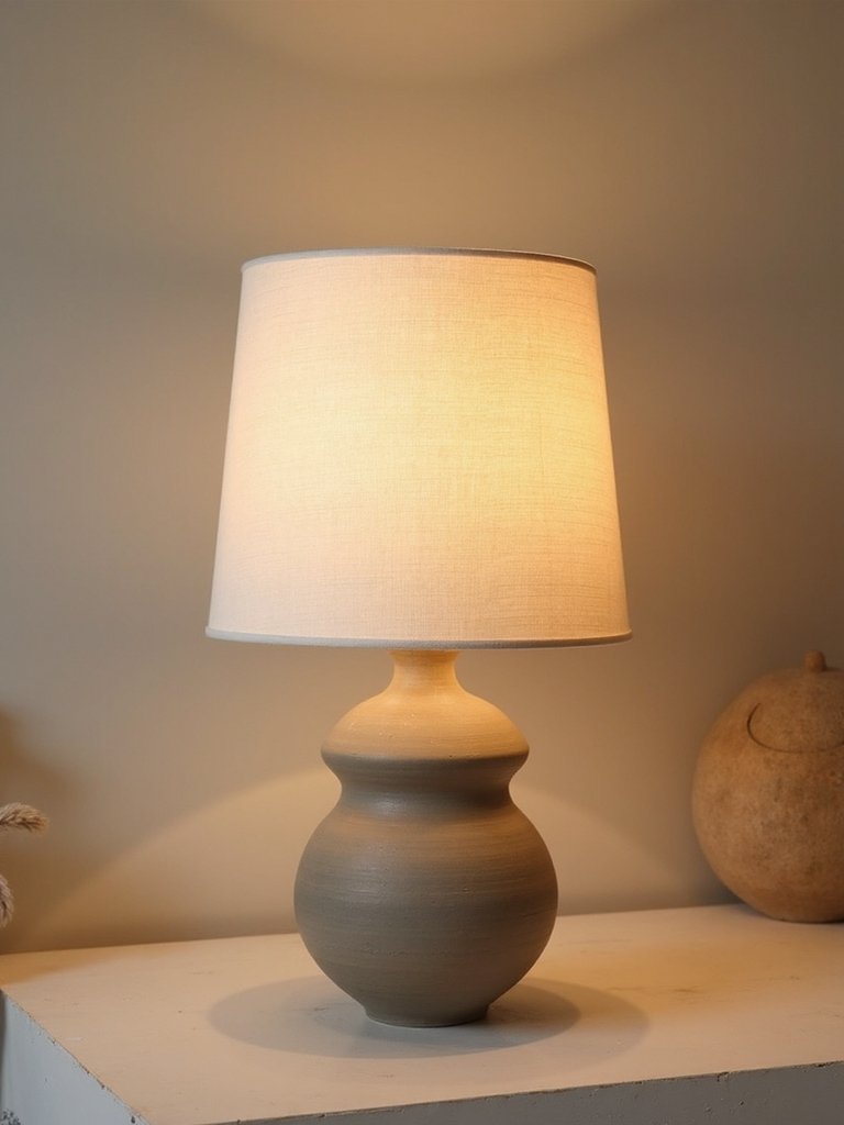 artful earth tone lamps