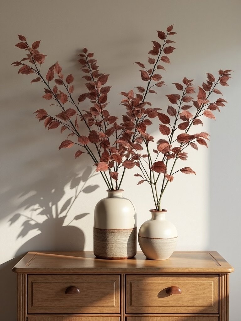 autumn branches and greenery