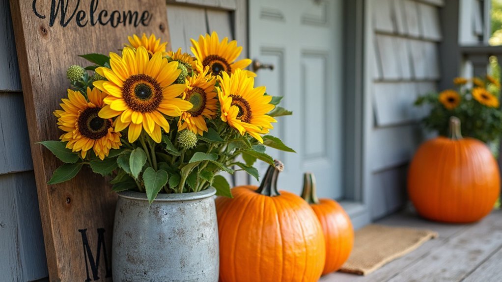 autumn charm welcome board